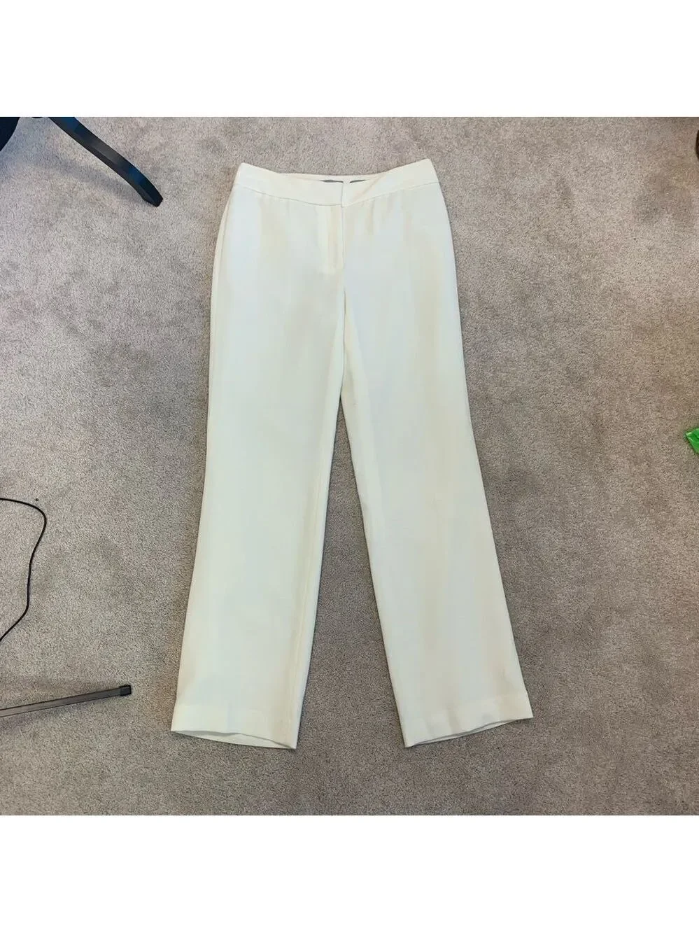 LIZ Claiborne cream Audra trouser pants Sz 6